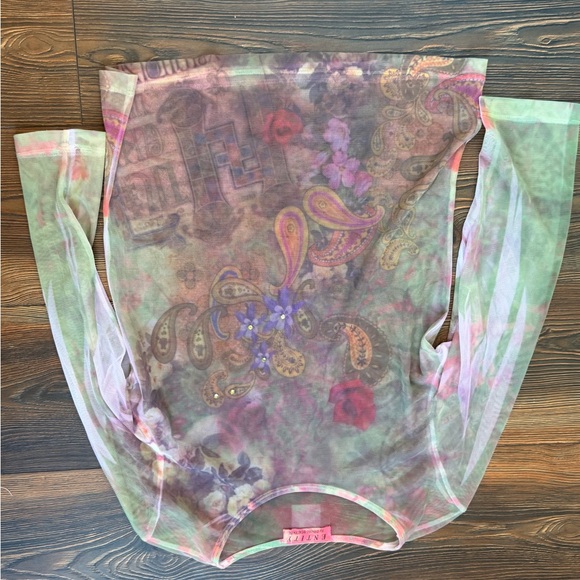 Vintage Y2K Entity Small Sheer Top by Daniel Benjamin - Picture 10 of 13